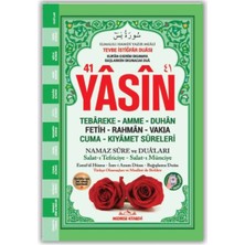 Ergün Collection Orta Boy Yasin Kitabı Karton Kapak 80 Sayfa Yeni Yeşil Renk