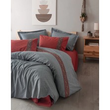 Ergün Collection Çift Kişilik Nev Takımı Felina Bordo