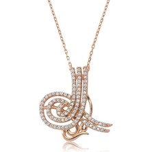 Noip 925 Ayar Gümüş Tuğralı Kadın Gümüş Kolye PT2610011 (1204)