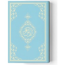 Ergün Collection 2 Renkli Orta Boy Kur'an-I Kerim (Miklepsiz) Mavi