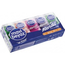 Mavi Beyaz Mendil 10’lu Cep Mendili – 3 Katlı Yumuşak Kağıt Mendil, 10 Paket