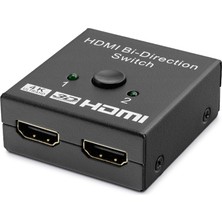HDMI Switch Bi-Direction 2 In 1 Out - Siyah HDX1296