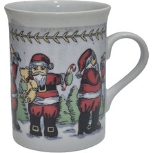 Hasyılmaz Vintage Noel Baba Figürlü Porselen Kupa 10CM