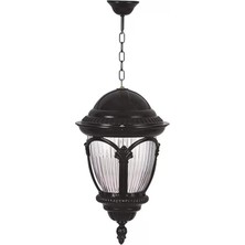 Nuvvo 68052 Bahçe Fener Sarkıt, 60 W, Siyah