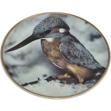 Hasyılmaz Kahla Vintage Yalıçapkını Temalı Porselen Duvar Tabağı 19,5cm 003