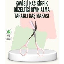 Derin Stok Ince Uçlu Çok Amaçlı Kaş Makası