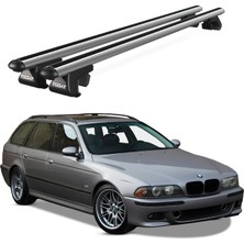 Today Auto Venüs Bmw 5 Series Touring (E39) (1997-2000) Uyumlu Gri Ara Atkı Port Bagaj Tavan Barı
