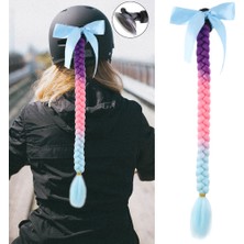 Ergün Collection Motosiklet Kaskı Örgülü At Kuyruğu / ACM19