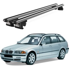 Today Auto Venüs Bmw 3 Series Touring (E46) (1999-2005) Uyumlu Gri Ara Atkı Port Bagaj Tavan Barı