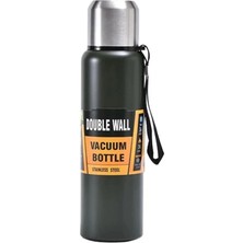 Nuvvo 304 L Çelik 750 ml Vakumlu Yeşil Kamp ve Piknik Termosu