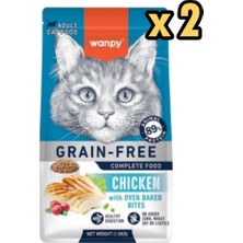 Wanpy Tahılsız Tavuklu Yetişkin Kedi Maması 1,5 kg x 2 Adet