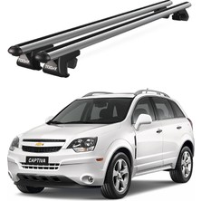 Today Auto Venüs Chevrolet Captiva Suv (2007-2018) Uyumlu Gri Ara Atkı Port Bagaj Tavan Barı