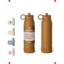 Nuvvo Karamel Renkli 350 ml 3 Katmanlı Paslanmaz Çelik Termos