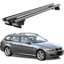 Today Auto Venüs Bmw 3 Series Touring (2006-2011) Uyumlu Gri Ara Atkı Port Bagaj Tavan Barı