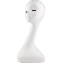 Ergün Collection Peruk Mankeni / Beyaz / 50 cm