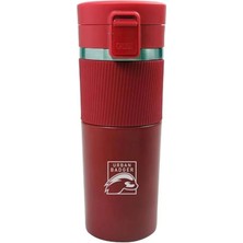 Nuvvo Paslanmaz Çelik Kırmızı Termos 480ML, Dayanıklı Kamp Ekipmanları, Kamp Aksesuarları