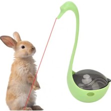 VeraGlobe Buğz Kuğu Şeklinde Lazerli Kedi Oyuncağı