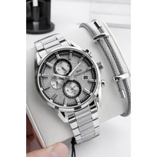 Slazenger Italyan Tasarım Bileklik Hediyeli 2 Yıl Garantili 10 Atm Çelik Erkek Kol Saat ESL.2515.01