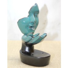 VeraGlobe Buğz Seramik Mask Tasarımlı Geri Akış Tütsülük