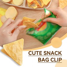 VeraGlobe Buğz Cips Şeklinde Poşet Klipsleri
