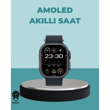 Derin Stok Amoled Akıllı Saat 49MM Bluetooth Arama Spor Sağlık