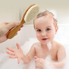 VeraGlobe Buğz Keçi Kılı Organik Bebek Banyo Tarağı