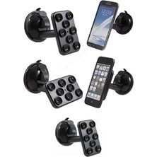 Nuvvo Araç Içi Telefon Tutucu 8 Vantuzlu Araç Camanı Yapışan Tutucu