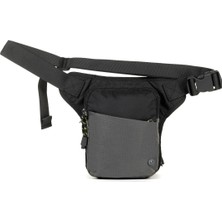 Necati Çanta Organize Edilmiş Taşıma Çok Bölmeli ve Su Geçirmez Bacak Çantası Gri