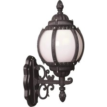 Nuvvo 68203 Bahçe Aplik, 60 W, Siyah