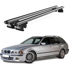 Today Auto Venüs Bmw 5 Series Touring (E39) (2000-2004) Uyumlu Gri Ara Atkı Port Bagaj Tavan Barı