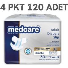 Medcare Premıum Hasta Bezi Belbantlı Xlarge 30LU (120 Adet)