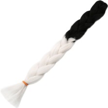 Ergün Collection Afrika Örgülük Sen Ombreli 100 Gr. / Siyah / Beyaz