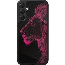 BG AKSESUAR Samsung Galaxy A34 Uyumlu Aslan Tasarımlı Glossy Premium Kılıf