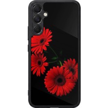 BG AKSESUAR Samsung Galaxy A34 Uyumlu Cicek Tasarımlı Glossy Premium Kılıf