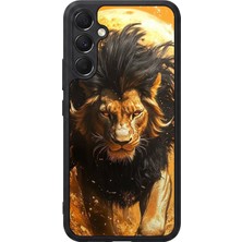 BG AKSESUAR Samsung Galaxy A34 Uyumlu Aslan Tasarımlı Glossy Premium Kılıf