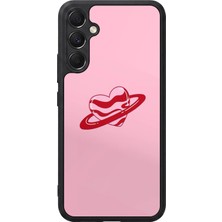 BG AKSESUAR Samsung Galaxy A34 Uyumlu Kalp Love Tasarımlı Glossy Premium Kılıf