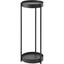 Nuvvo Yamazaki Tower Bitki Standı, Çelik/polipropilen, Siyah, Tek Boy