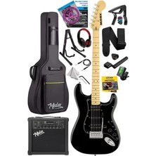 Nuvvo RPH-40BK-25AMP Elektro Gitar Seti 25 Watt Gain'li Bluetooth Şarjlı Amfi ve Full Set
