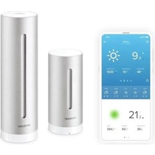 Nuvvo Akıllı Hava Istasyonu - Wifi, Kablosuz, Iç ve Dış Mekan Sensörü, Hava Durumu Tahmini,