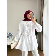 by Nursel Çiçek Kadın Trend Premium Modal Kumaş Lola Gömlek