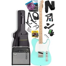 Nuvvo TLX-50GR-50AMP Tele Kasa Maple Klavye 2 Single-Coil 50W Amfili Elektro Gitar