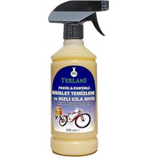 Nuvvo Terlans Parfümlü Bisiklet Temizleyici Hızlı Cila 500 ml Mikrofiber Bez