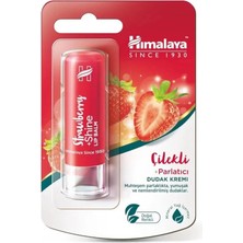 Nuvvo Parlatıcı Dudak Kremi, Lip Balm, Çilek, Kayısı Çekirdeği Yağı, NEMLENDIRICI,%100 Doğal