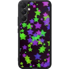 BG AKSESUAR Samsung Galaxy A34 Uyumlu Retro Yildizlar Tasarımlı Glossy Premium Kılıf