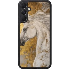 BG AKSESUAR Samsung Galaxy A34 Uyumlu At Horse Tasarımlı Glossy Premium Kılıf