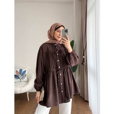 by Nursel Çiçek Kadın Trend Premium Modal Kumaş Lola Gömlek