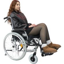 Kensa K-170 Bariatrik Alüminyum Manuel Tekerlekli Sandalye 20 Inç Bas-Çıkart Teker