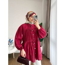 by Nursel Çiçek Kadın Trend Premium Modal Kumaş Lola Gömlek