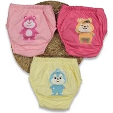 Almira Anne Bebek Unisex Ayıcık Baskılı Alıştırma Külodu