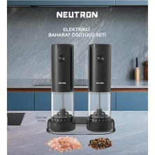 Neutron NTL-PG-33D Pilli Tuz ve Baharat Öğütücü Değirmen Ikil